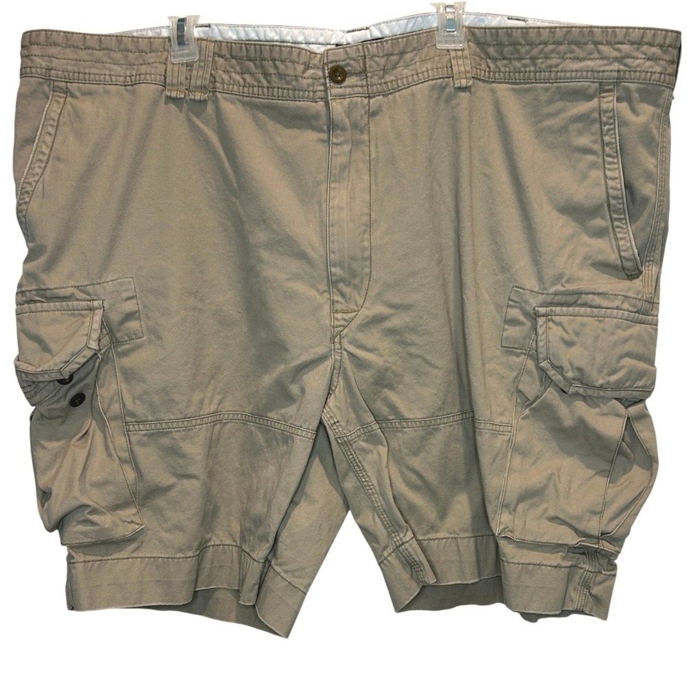 Polo Ralph Lauren Cargo Shorts 54B Men's Khaki Tan‎ Classic Cotton Twill Utility